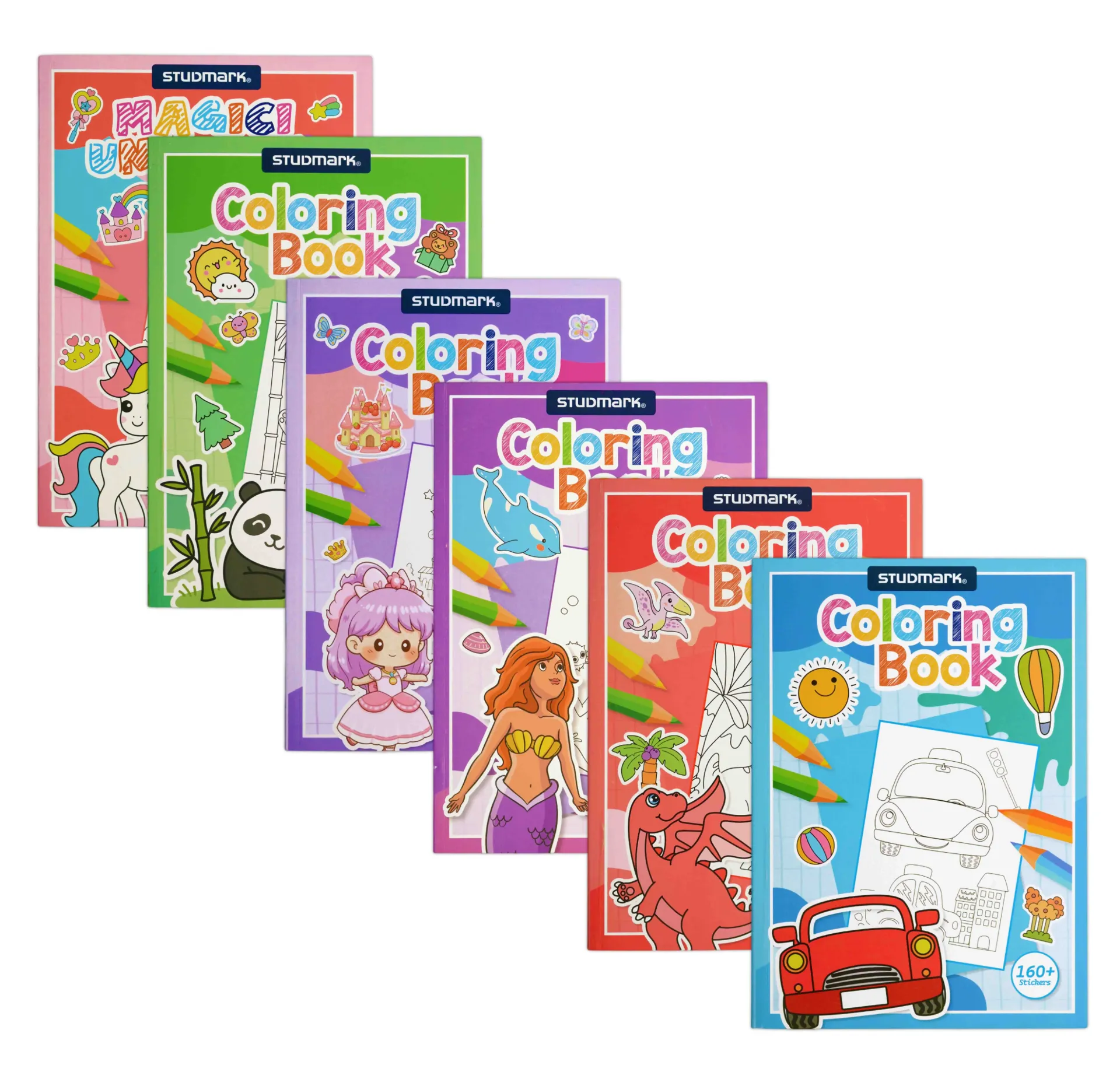 CUADERNO P/COLOREAR ST-PAD-163 PEGATINAS
