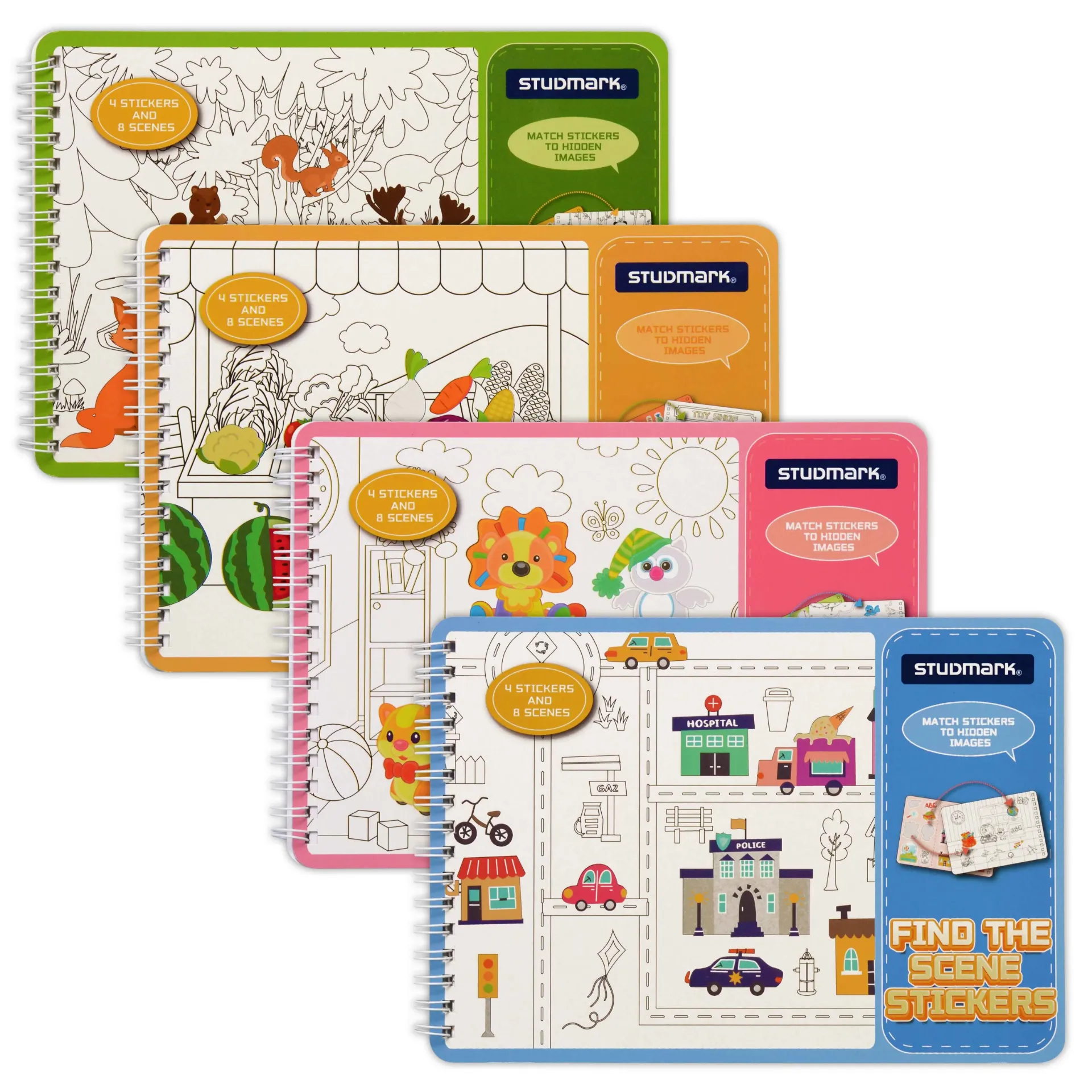 CUADERNO COLOREAR ST-PAD-178 PEGAT. ESCENAS
