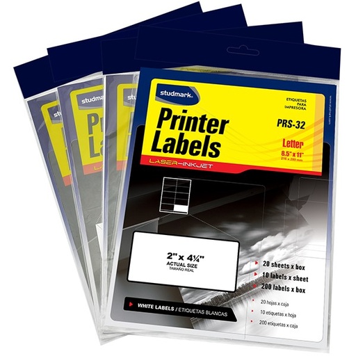 [03800] ETIQUETA ST-PRS-32 2X4.1/4 200 PZS
