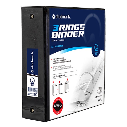 [03823] FOLDER ST-00109-A 3 ANILLOS 3PLG