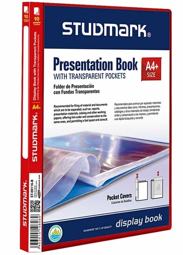 [01316] FOLDER ST-00116-B A4 C/10 FUNDAS