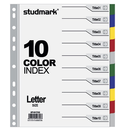 [01774           ] SEPARADOR ST-01722 PLAST T/C 10x1                           