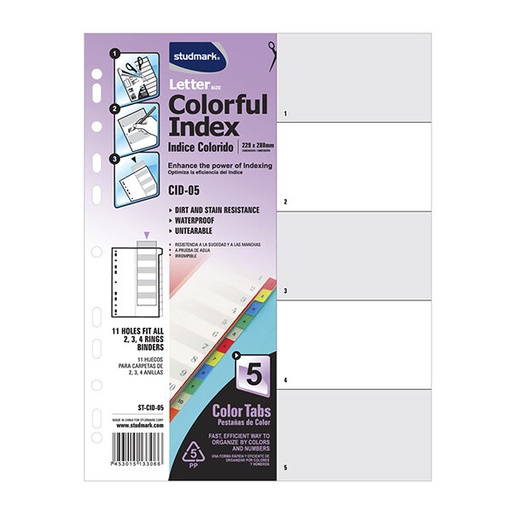 [03516           ] SEPARADOR ST-CID-05 PLAST T/C 5X1                           