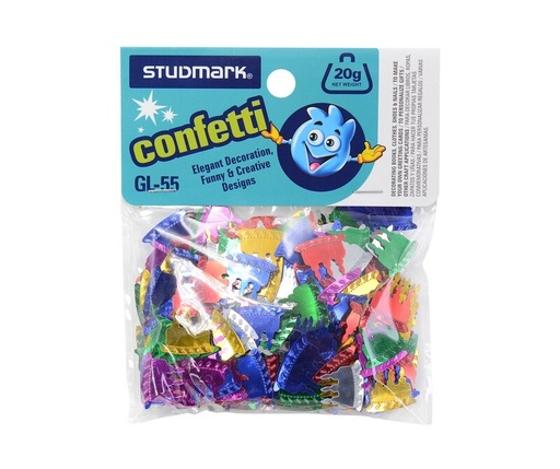 [02661] CONFETI ST-GL-55 METAL CAKE