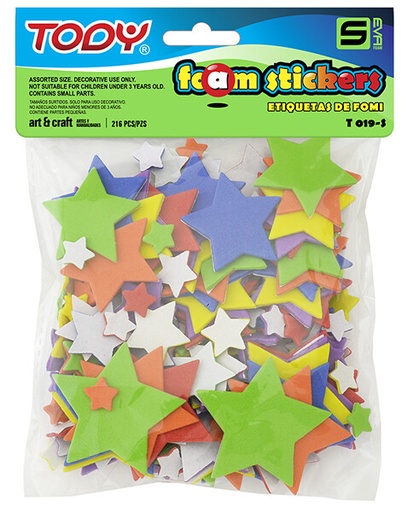[02336] FOMI T019-S ADHESIVO ESTRELLAS