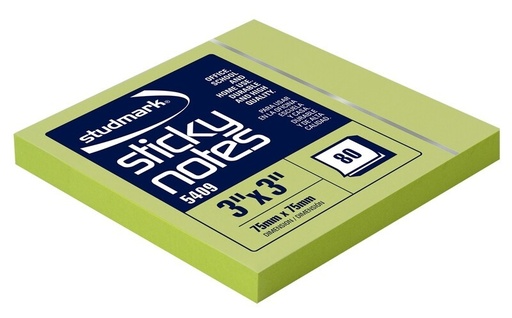 [00374           ] NOTAS ST-05409 3X3 VD NEON 80HJS                            