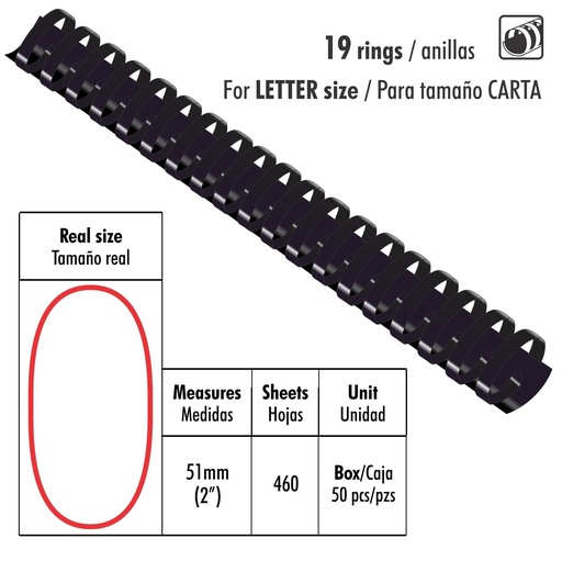 [03064] ANILLOS ST-07051 P/ENC 2PGS 50X1 460 HJS