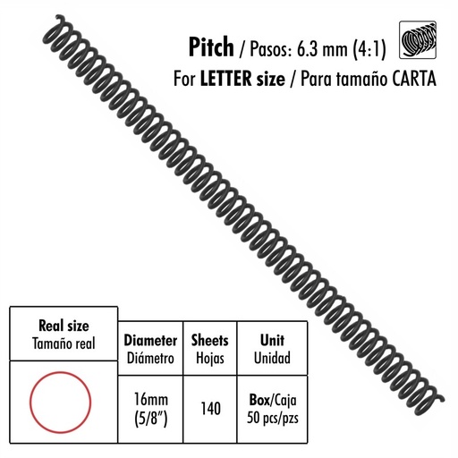 [03104] ESPIRAL ST-SP46-5/8-A 50X1 16mm
