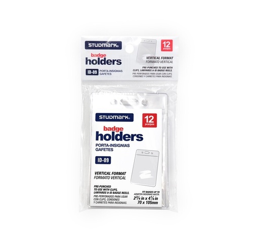 [03505           ] GAFETE ST-ID-09 PLAST.VERT.70X105MM 12X1                    