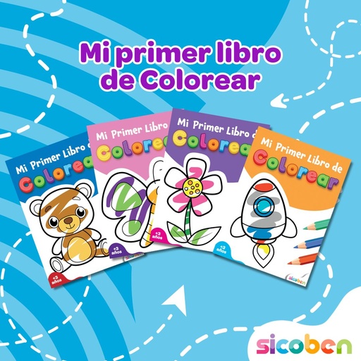 [04319] MI PRIMER LIBRO COLOREAR 4X1 229217