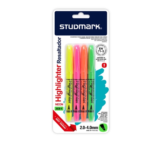 [04377] RESALTADOR ST-03630-4  4COLORES