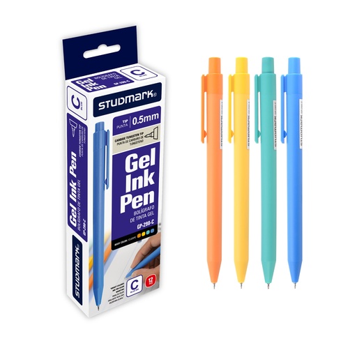 [04486] LAPIZ ST-GP-290-C AZ GEL 0.5mm RETRAC 12X1