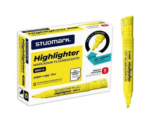 [04603] RESALTADOR ST-03601-G AM 12X1