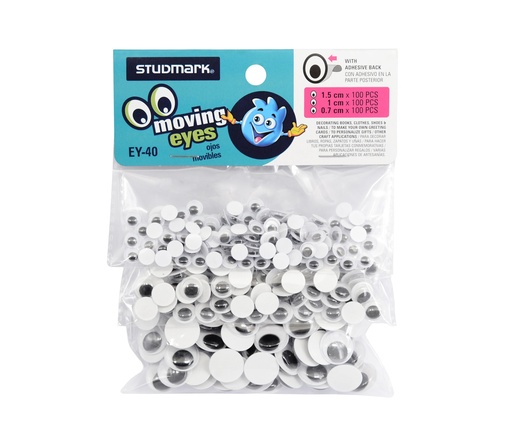 [04635] OJOS MOVILES ST-EY-40 300PZS SURTIDAS