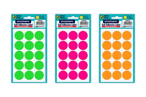 [04675] ETIQUETA ST-PRS-46 CIRCULOS DE 1" SURT.